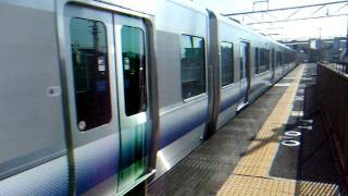 JR西日本225系5000番台 E507+E510編成 快速和歌山行き発車