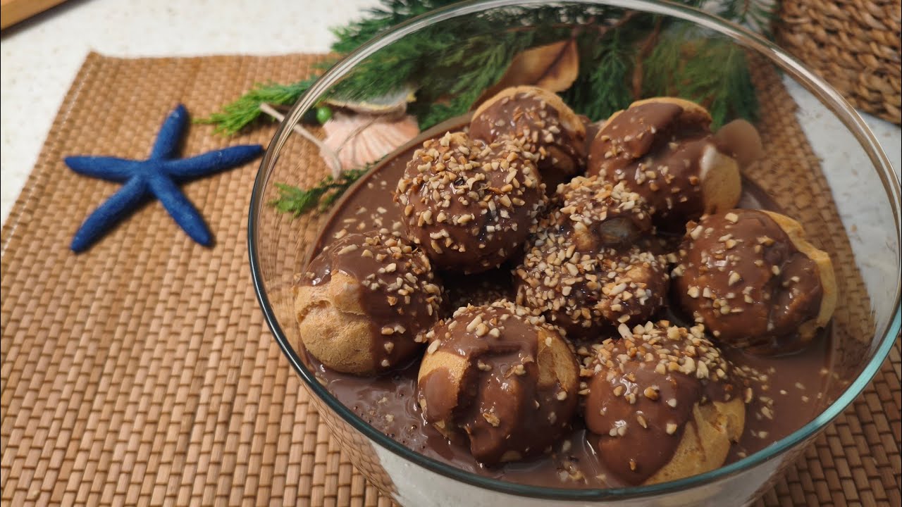 MUHTESEMM❗ Sıvı yağlı, sönmeyen hamuru, ipek gibi kreması ile PROFİTEROL 🩵Israrla öneriyorum 💙