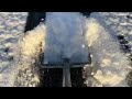 高速で雪かきしてみた Rapid sweep snow