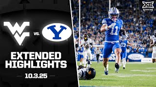 West Virginia vs. #23 BYU Extended Highlights (10.3.25) | 2025 Big 12 Football