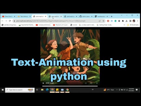 Text to Animation using animate-diff in python