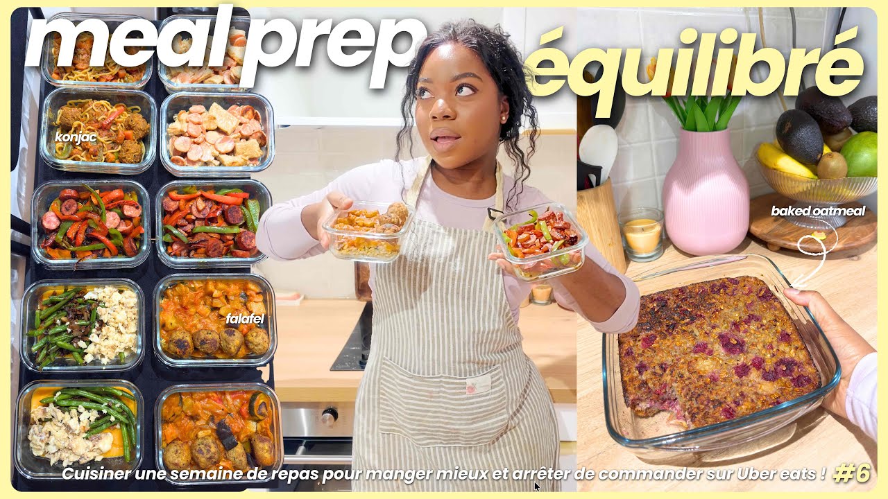 JE CUISINE TOUS MES REPAS DE LA SEMAINE POUR LA RENTRÉE 🥗🥦 Meal prep équilibré et gourmand