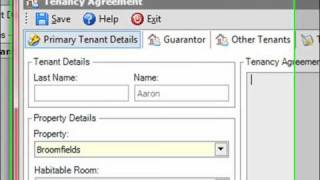 Property Management Software - Creating a Tenancy In LPM 8.0 screenshot 4