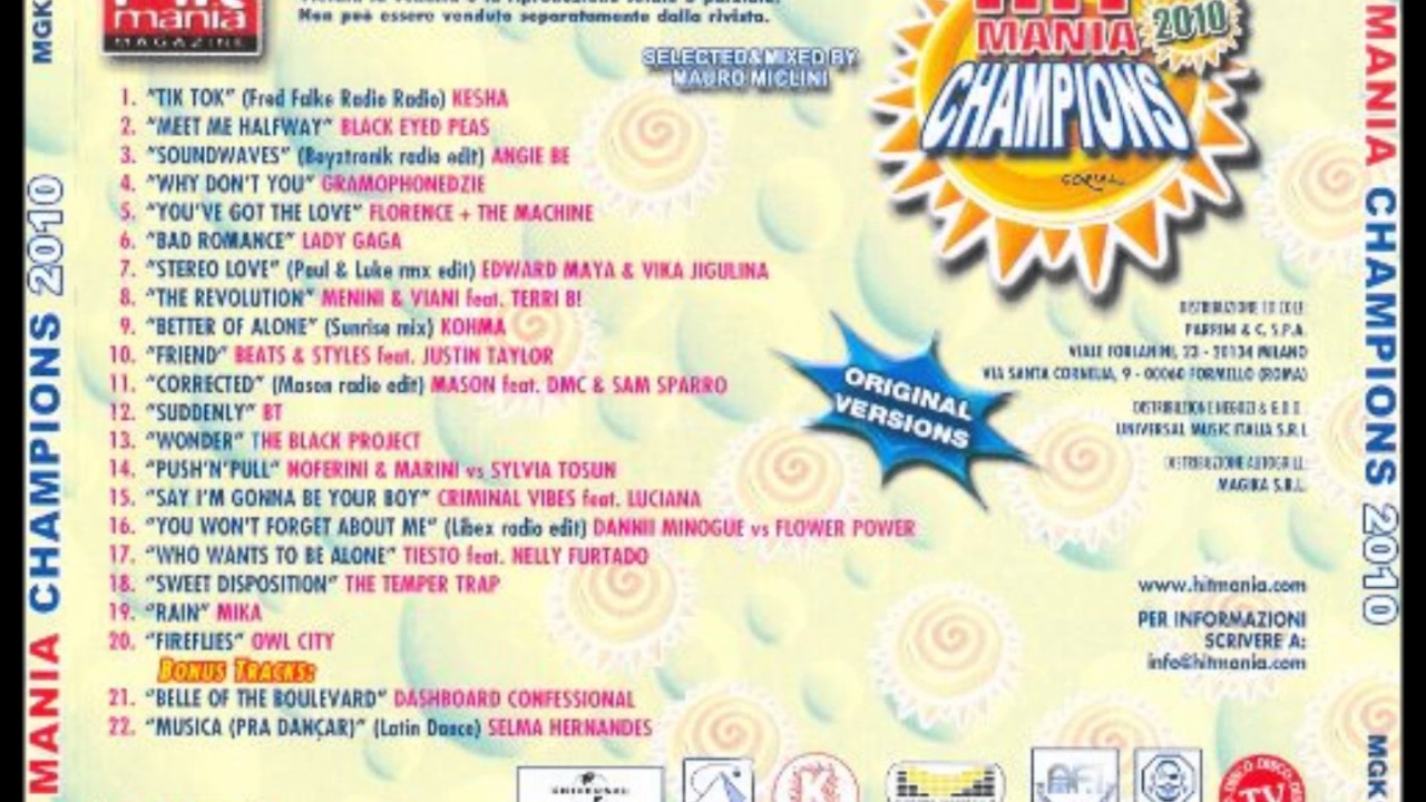 Hit Mania Champions 2010