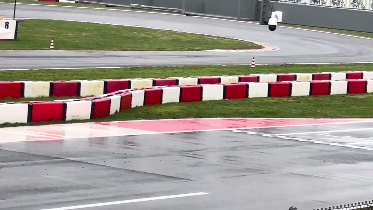 WSK Super Master Series Round 3 Viterbo - WET Practice Session 3 - JJ Micallef