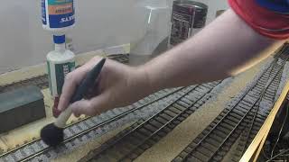 Model Trains 98 - Ballasting model railway track, a how to tutorial On Hither Green TMD in O Gauge screenshot 3