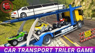 Car transport truck trailer game Transfer the limousine to the warehouse screenshot 1