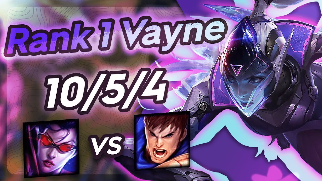 Vayne Vs Garen - Challenger Rank Vayne - YouTube