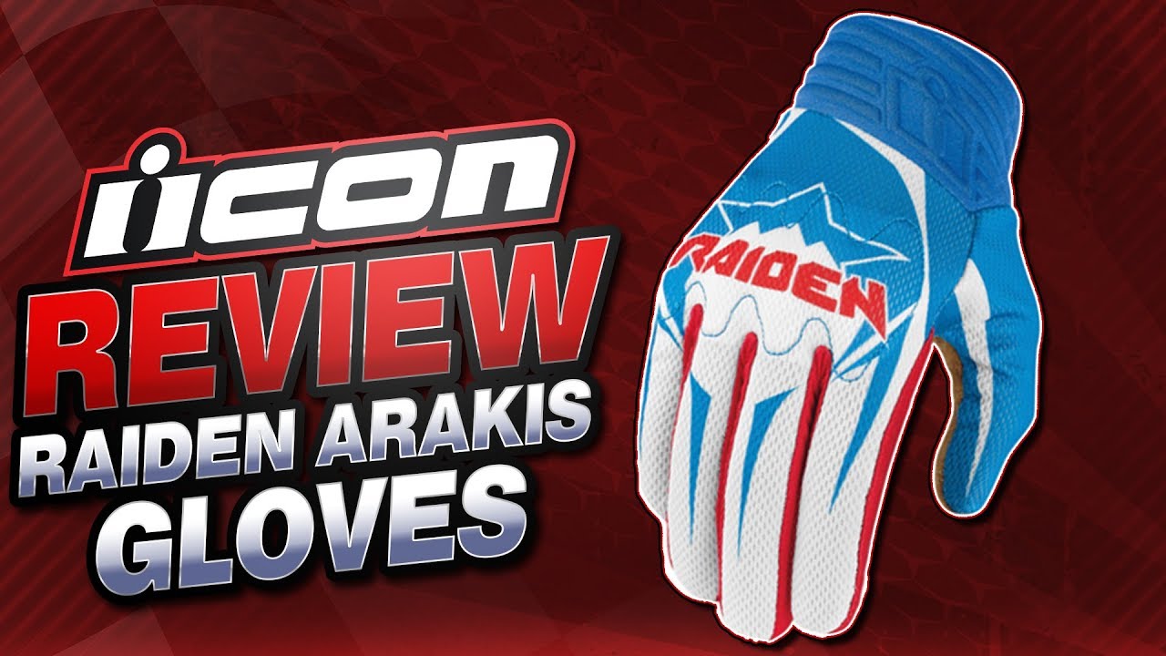 Icon Raiden Arakis Glove Review from SportbikeTrackGear.com - YouTube