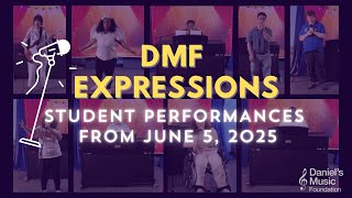 DMF Expressions - Student Performances from June 5, 2025
Check out DMF Expressions, a celebration of our private and online music lesson students, hosted on the DMF Online Community. We invite you to enjoy a variety of live performances from our musicians at this event hosted on June 5, 2025.
To register for upcoming DMF Online Live Events, click the link below:
https://www.danielsmusic.org/virtualcommunity/live-events
To view previous DMF Online Live Events: https://www.youtube.com/playlist?list=PLlXPtaw2ijNAPW0Wo9igWpdyH5o0YJbd_
Follow Us/Like Us/Subscribe:
Facebook: https://www.facebook.com/danielsmusicfoundation/
Instagram: https://www.instagram.com/dmfmusic/
Twitter: https://twitter.com/DanielsMusicFdn
YouTube: https://www.youtube.com/channel/UCp30ob_W2ec2ok8mfitep8A
Want to Get More Involved in DMF? https://www.danielsmusic.org/forms/volunteer-interest
About the DMF Online Community:
The DMF Online Community was launched on May 15, 2020. A place where individuals of all abilities can connect, engage, and celebrate the joy of music together. It is broken out into three areas: A) DMF On-Demand is a resource for fun, interactive, recreational music, movement activities, and more. B) Virtual Live Events are a way to keep everyone connected through music, regardless of where they are or what’s happening in the world. C) Virtual lessons and small group classes provide an opportunity for more individuals to experience the joy of music, in the comfort of their own homes at an affordable price. https://www.danielsmusic.org/virtualcommunity
About Daniel’s Music Foundation:
Daniel’s Music Foundation was founded in 2006 by the Trush Family to empower individuals with disabilities through music, after one of five undetected brain aneurysms burst inside their son, Daniel’s head. Today, we serve thousands of individuals – locally at our 8,700 square-foot music center in NYC, and nationally through the DMF Online Community. Our mission is to provide a comfortable, educational, and social environment in which individuals of all abilities can enjoy, learn, and practice the joy of music together.
Through our Disability Awareness platform, which includes presentations about differences, our music festival that celebrates Disability Pride Month - Hello Inclusion, our global award show - The Danny Awards, and our record label - Just Call Me By My Name®, we are challenging stereotypes about individuals with disabilities and working to build a more inclusive society for all. As an organization, we are passionately committed to providing access to music for all, as well as changing perception and diminishing isolation for individuals with disabilities.
#virtualmusiclessons #privatemusiclessons DMF Expressions - Student Performances from June 5, 2025