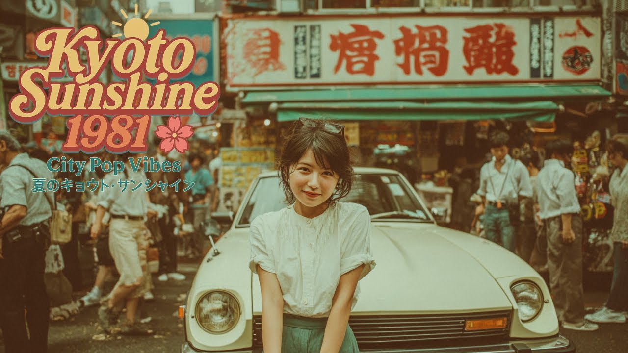 トロピカルサマーアゲインシャボンとルンルントントコジュース 🎶 Kyoto Sunshine 1981 ☀️🌸 City Pop Vibes | 夏のキョウト