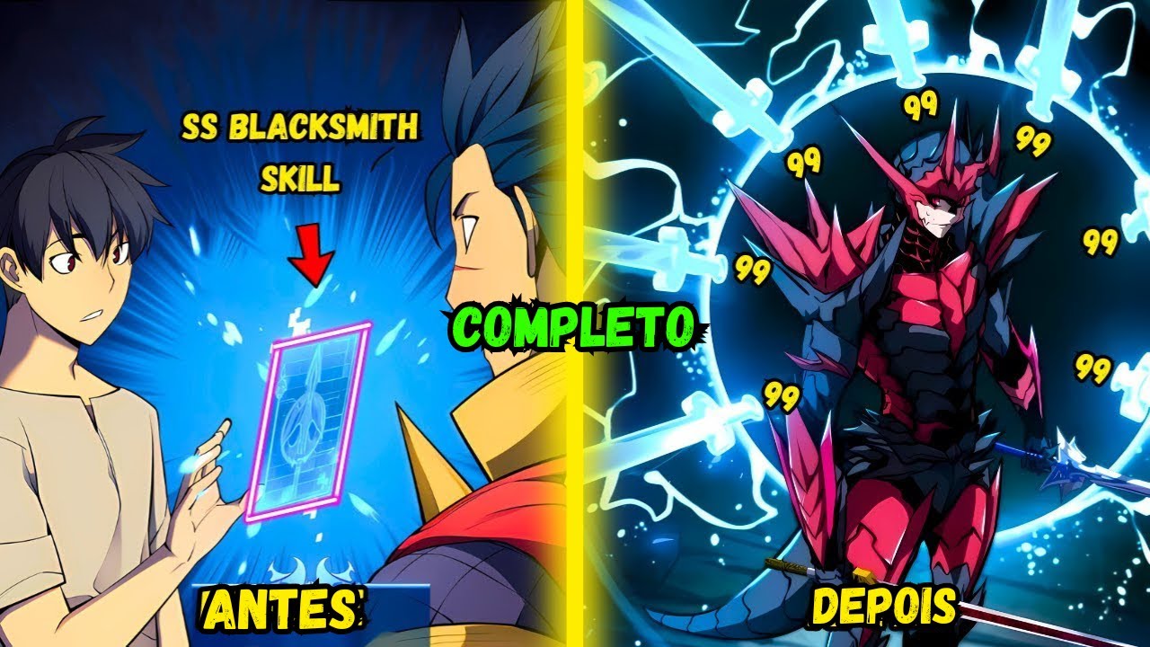 ele ganhou um cartão lendário de ferreiro de nível ss e melhorou seu equipamento para o nível máximo