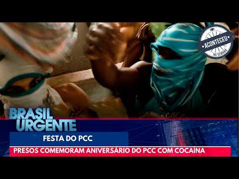 Inmates throw party with cocaine inside federal prison | Brasil Urgente | Happened This Week