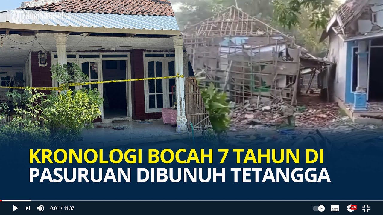 Kronologi Bocah 7 Tahun di Pasuruan Dibunuh Tetangga saat Asyik Main, Warga Hancurkan Rumah Pelaku