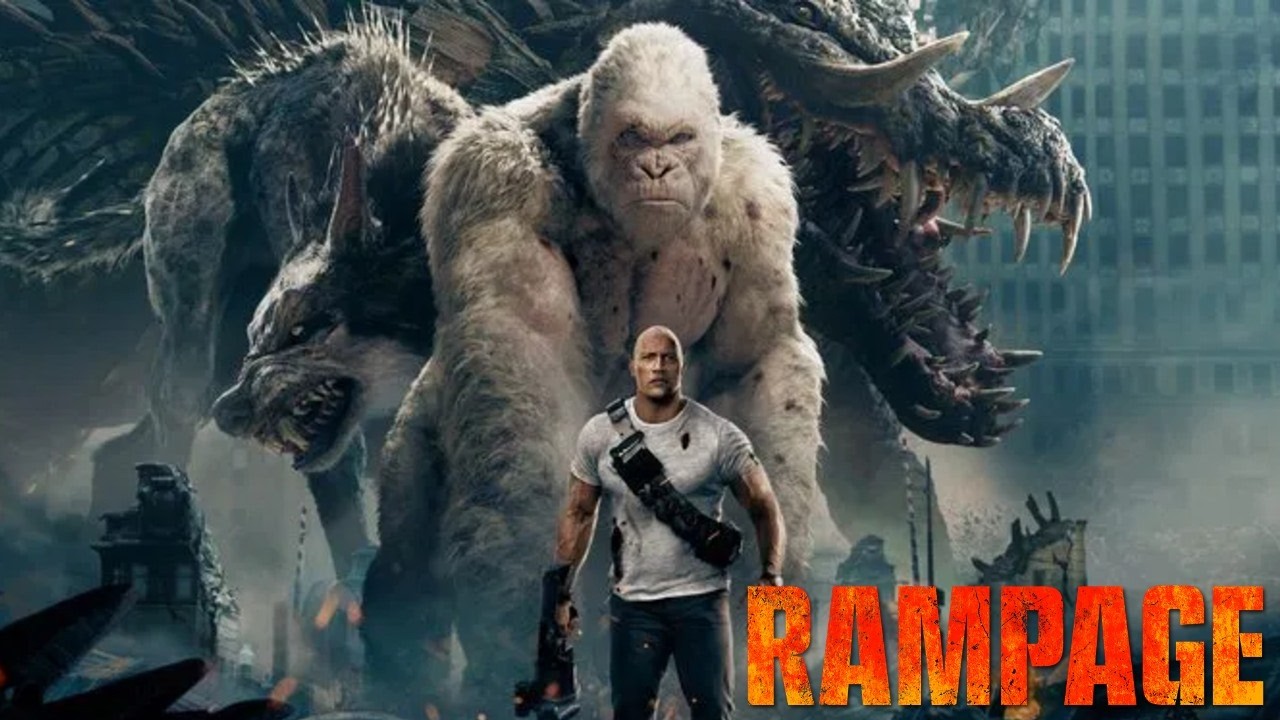 Rampage 2018 Film | Dwayne Johnson, Naomie Harris, Malin Akerman, Jeffrey Dean Morgan | Movie Review