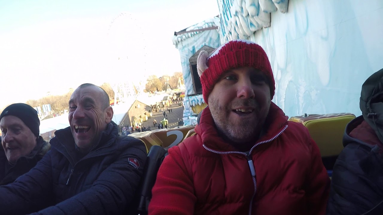 MELLOR'S ICE MOUNTAIN (onride) at London Winter Wonderland 4/12/2019