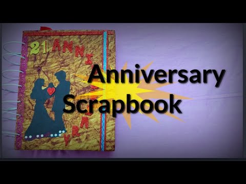 Scrapbook Idea || Anniversary Scrapbook || personalized 