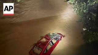 Flash flooding kills 5 in West Virginia as rescue teams search for missing people