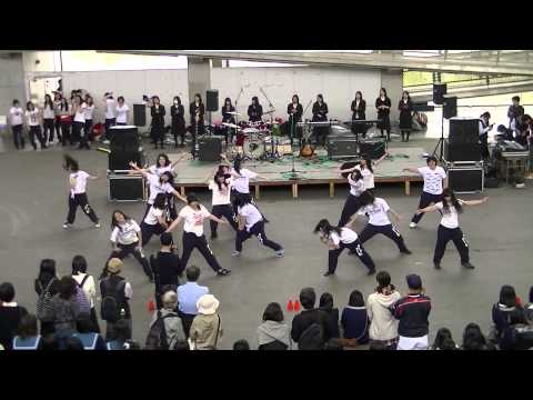 汎愛ダンス部③　高校軽音ライブクリーンプロジェクトin鶴見緑地2013