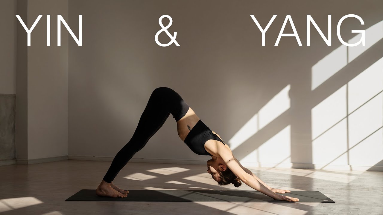 Yin & Yang Yoga | kraftvoller Vinyasa Flow & entspannte restorative Sequenz | ausgewogene 60 Min
