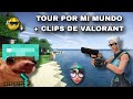 Tour por mi mundo de Minecraft + clips de valorant #gaming #clips #minecraft