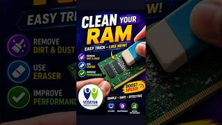 RAM cleaning + basic computer care 🔥Simple maintenance trick😎 #computer #pcmaintenance