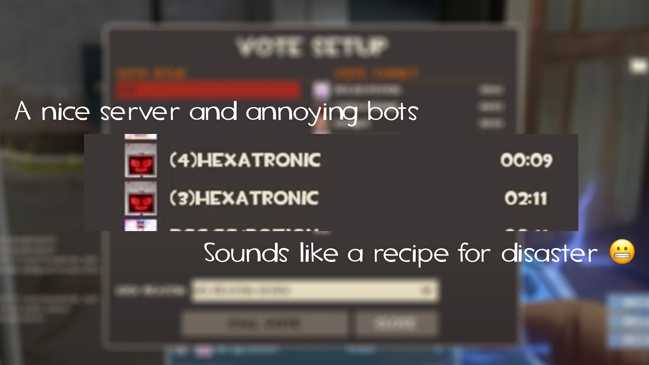 Bots on TF2 finally made me lose it... |TF2 Hexatronic bot encounter ...