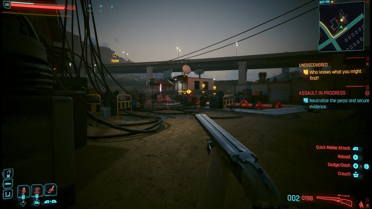 Cyberpunk 2077, Assault In Progress: Neutralize The Perps and Secure Evidence.