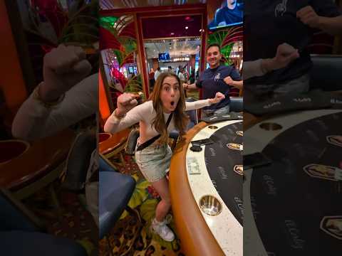 The GREATEST BLACKJACK HAND EVER!!! #blackjack #vegas #casino