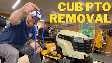 Cub Cadet Kohler PTO Clutch Removal; ROPE TRICK!!!!