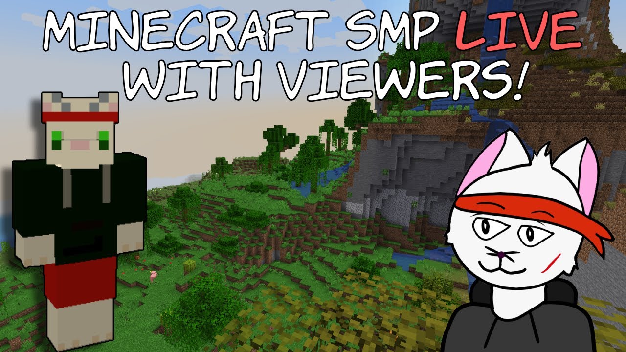 Minecraft Skit SMP with viewers! Our new world | ItsSkitty15 Live - YouTube