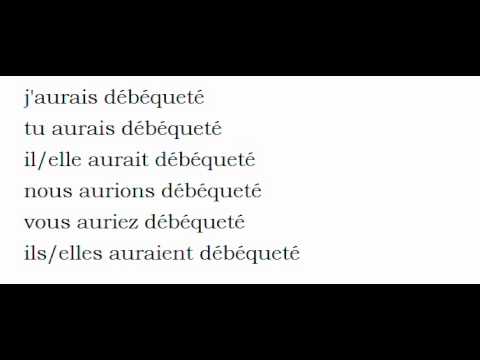 French conjugation = Débéqueter la voz