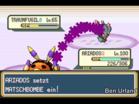 Ariados VS Pokemon Liga (BG)