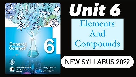 Class 6th Science Unit 6 Elements and Compounds | Short Q | SNC 2022 @LearningAtHomeNaghmana
