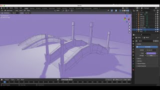 Blender Model a Simple Bridge