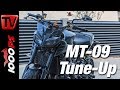 Yamaha MT-09 2017 Tuning Projekt - mehr Leistung, Fahrwerk und Optik