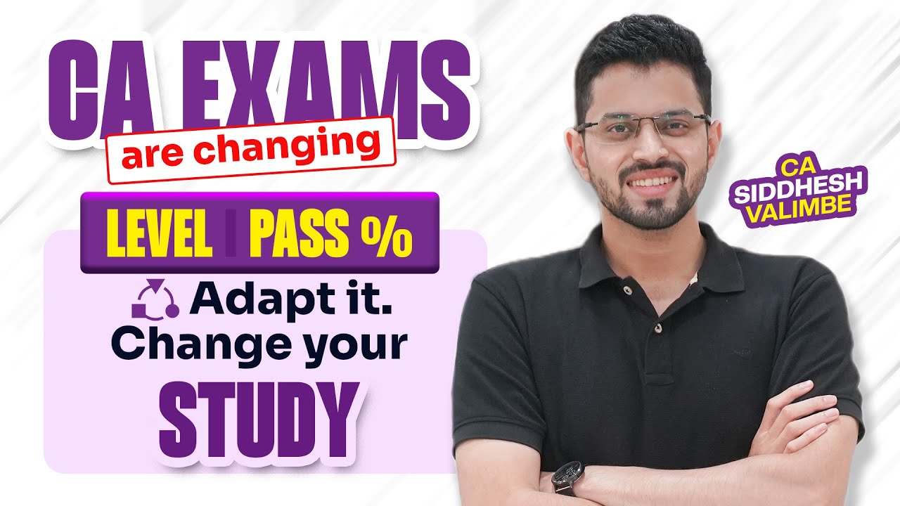 EYE OPENER - CA Exams - Last 50 DAYS | CA Siddhesh Valimbe