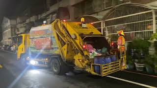 2021年8月2日嘉義市環保局舊43號066-T5垃圾車（正式取代17號KEH-0913垃圾車）&KEF-1013回收車循線清運（ft嘉義市垃圾車影片一同拍攝）