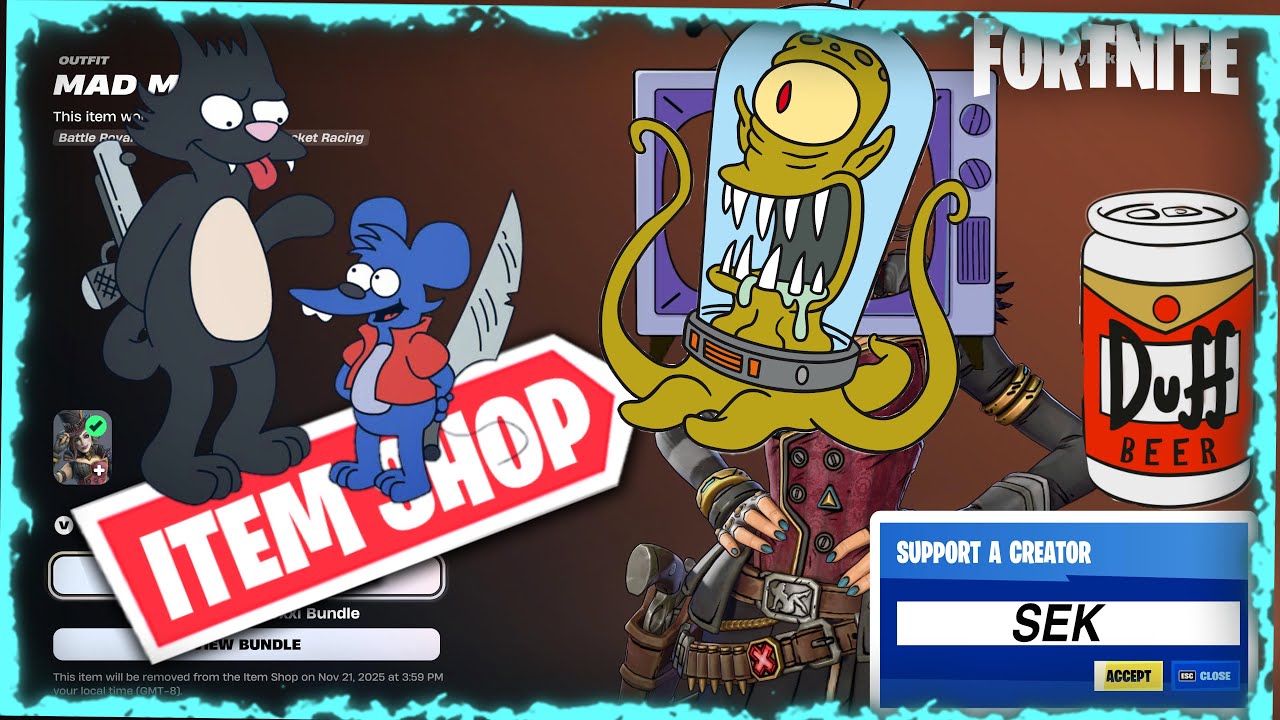 ARE YOU SERIOUS?! Matt Moxie & Psycho Bandit RETURN! Fortnite Item Shop 11/18/25