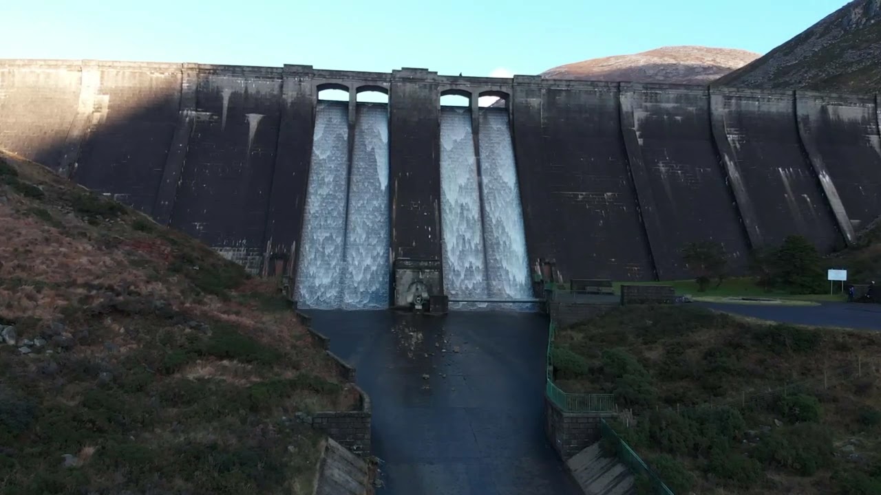 Ben Crom Reservoir - 4K Drone - Mourne Mountains - NI