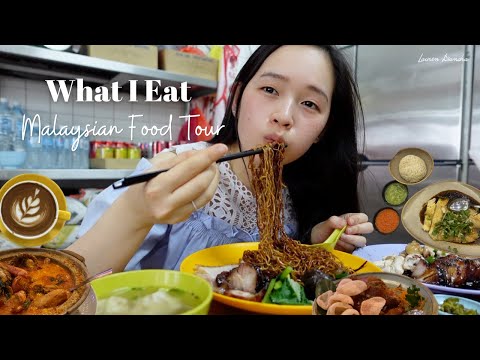 A Malaysia Food Vlog | What I Eat In A Day In Kuala Lumpur (Wanton Mee, Chicken Rice, Chinese Food)