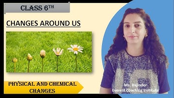Science Class 6 Ch 6 Changes around us Part 3 I Physical and chemical changes
