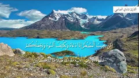 تلاوة بصوت الأخ القارئ شادي الصاصي