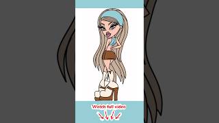 DRAW a Bratz Girl in Just Minutes! #drawing #drawing4kids #drawingtechniques #art #artinstruction