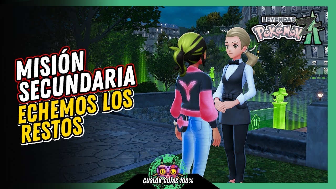 MISIÓN SECUNDARIA 068: ECHEMOS LOS RESTOS | GUÍA 100% | 💯Leyendas Pokemon: Z-A🏆