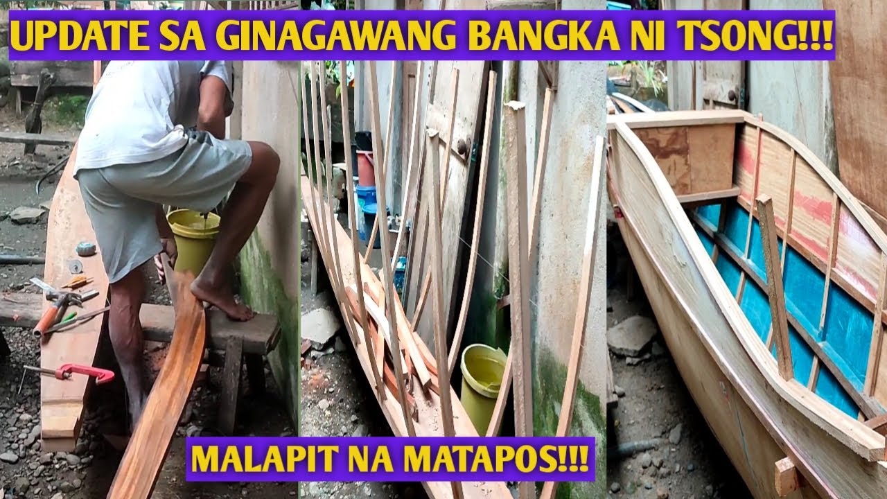 SEMI TIMELAPSE PAGGAWA NG BANGKA!!!