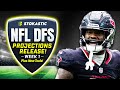 NFL DFS Week 1 Projections & New Tools 🏈