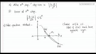 L1|Newton-Raphson, Bisection, False-position, Secant method| Numerical Method