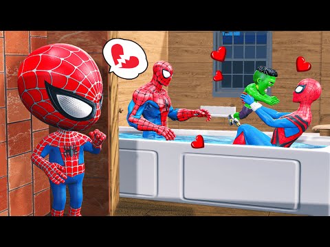 Hulk X Spider Man Bad Vs Good Love Story In Granny House Funny Horror Animation