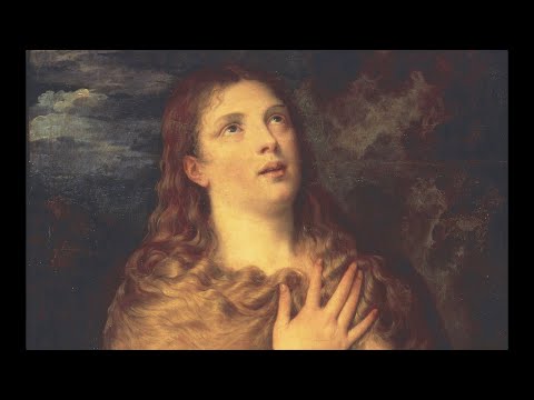 【日めくり３分間名画の旅】193枚目  ティツィアーノ「マグダラのマリア」